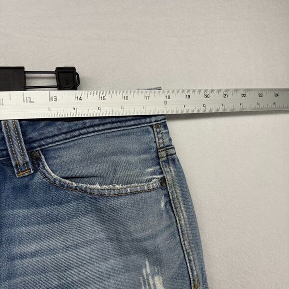 Diesel jeans mens 33 Fits 35x32 Blue Straight Whisker Viker Vintage y2k Whisker - Picture 4 of 15